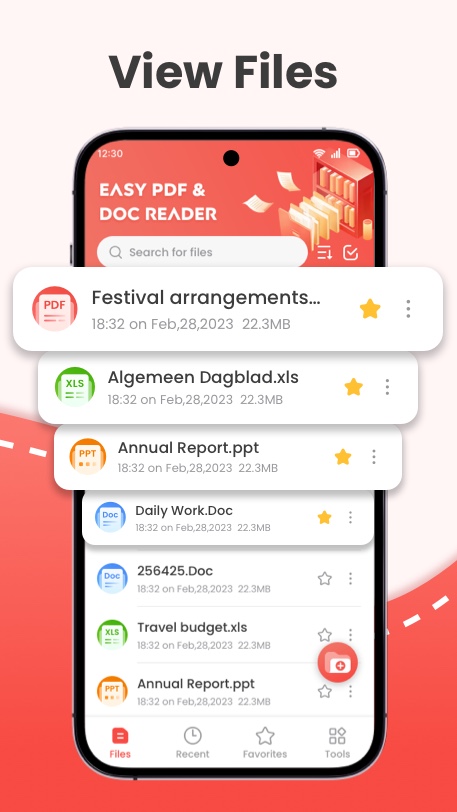 Easy PDF & Doc Reader Screenshot 1